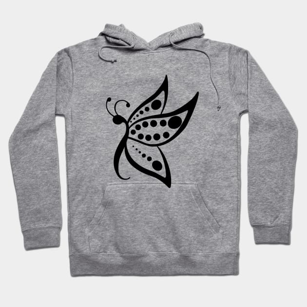 Butterfly Hoodie by linesdesigns